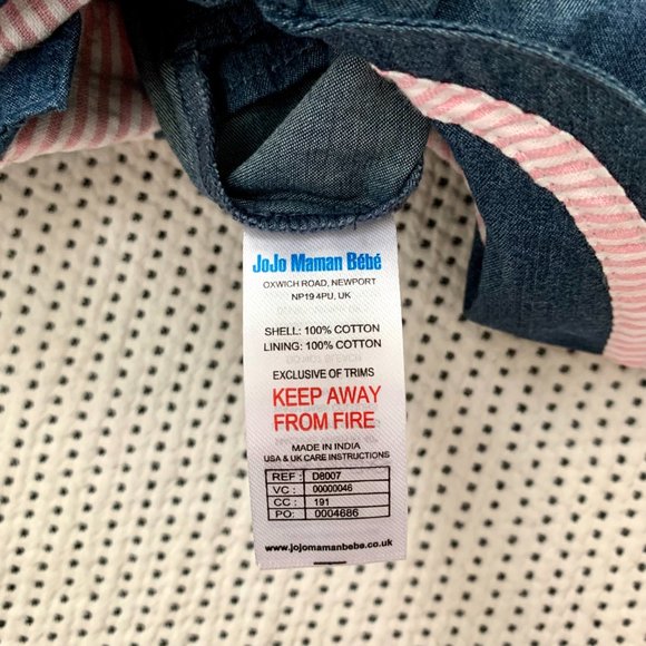 Jojo Maman Bébé Chambray Jumpsuit | 18-24 - Picture 10 of 10